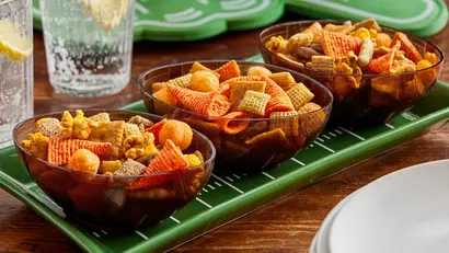 Cheesy Game Day Snack Mix